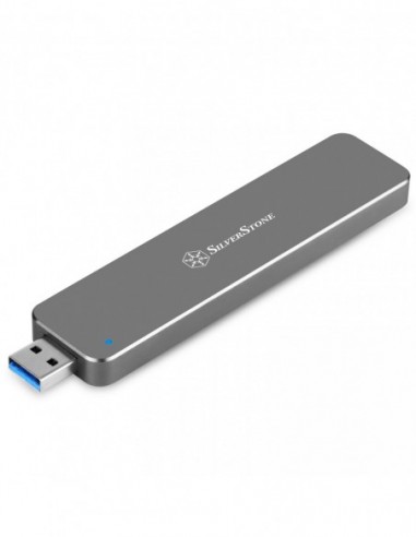 Silverstone MS11C external M.2 PCIe NVMe SSD enclosure, USB 3.1 Ty