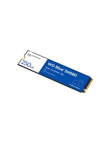 WD Blue 250GB SN580 NVME M.2 PCI Express Gen4 x4 WDS250G3B0E