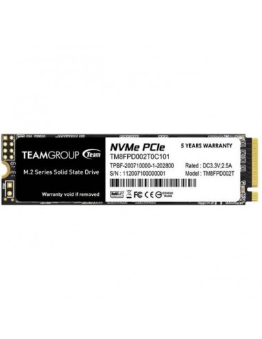 Teamgroup 2TB MP33 PRO PCIe M.2 TM8FPD002T0C101 PCIe 3.0 x4