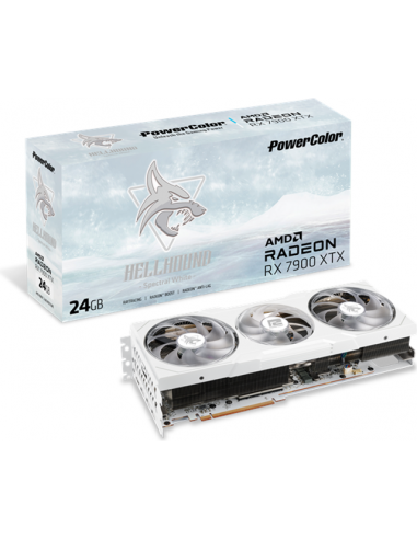 VGA PowerColor Radeon Spectral White Hellhound RX 7900 XTX 24GB GDDR6