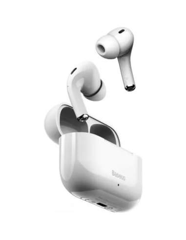Baseus Encok W3 Headphones Wireless In-ear Calls/Music Bluetooth White