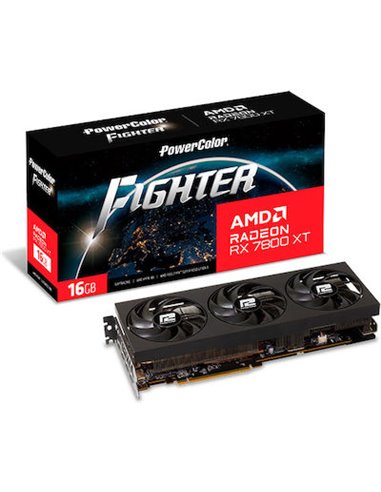 VGA PowerColor Radeon Fighter RX 7800XT 16GB GDDR6