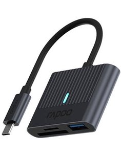 Rapoo USB-C Card Reader grey