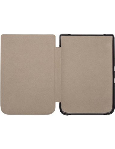 PocketBook WPUC-627-S-GY e-book reader case 15.2 cm (6") Folio Brown, Grey