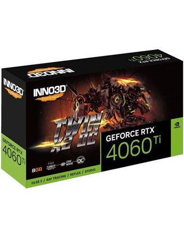 VGA Inno3D GeForce® RTX 4060TI 8GB Twin X2 OC