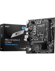 MSI PRO B760M-E DDR4 motherboard Intel B760 LGA 1700 micro ATX