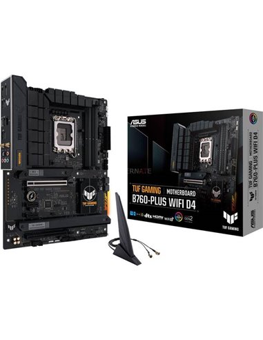 ASUS TUF GAMING B760-PLUS WIFI D4 Intel B760 LGA 1700 ATX