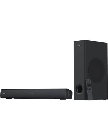 CREATIVE STAGE V2 soundbar 2.1, Sound Blaster Clear Dialog, Surround