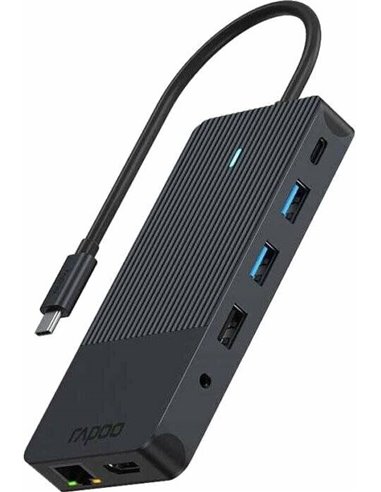 Rapoo USB-C Multiport Adapter 12-in-1, grey