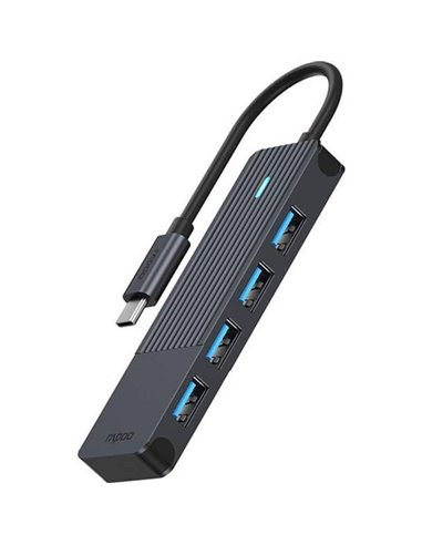 Rapoo USB-C Hub gray USB-C to USB-A