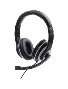 Gembird MHS-03-BKRD headphones/headset Wired Head-band Gaming Black, Red