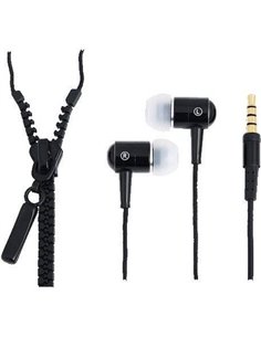 LogiLink Earphone Zipper with Microphone 3.5mm black HS0021