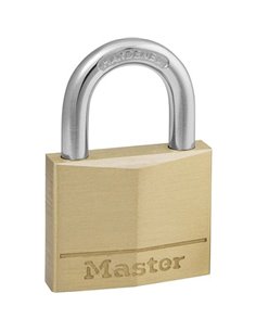 Master Lock Wide Solid Brass Padlock 22mm 140EURD