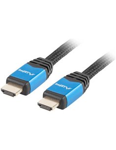 Cable Lanberg Premium CA-HDMI-20CU-0010-BL (HDMI M - HDMI M 1m black color)