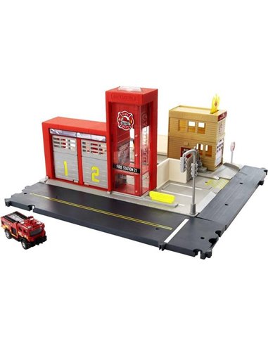 Matchbox Action Drivers Fire Station Rescue Playset