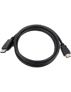 Gembird CC-DP-HDMI-6 DisplayPort to HDMI cable (not bi-directional), 1.8m, black