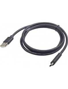 Gembird USB-A/USB-C, 1m USB cable USB 2.0 USB A USB C Black