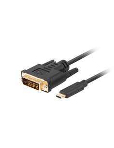 Lanberg CA-CMDV-10CU-0018-BK video cable adapter 1.8 m USB Type-C DVI-D Black