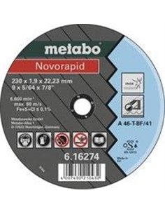 Metabo Novorapid 230x1.9x22.23 Inox