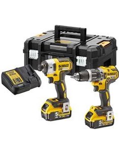 POWER TOOL COMBO KIT DEWALT DCK266P2T (DCD796+DCF887) 2X5,0AH 18V