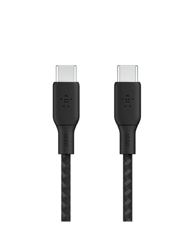 Belkin braided USB-C/USB-C Cable 100W 2m black CAB014bt2MBK