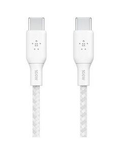 Belkin braided USB-C/USB-C Cable 100W 3m white CAB014bt3MWH