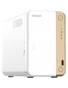 NAS Server QNAP TS-262-4G Tower - Intel® Celeron® - N4505 - Gold - White?