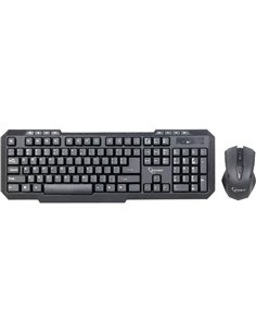 Gembird KBS-WM-02 keyboard Mouse included RF Wireless QWERTY US English Black