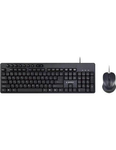 Gembird KBS-UM-04 keyboard Mouse included USB QWERTY US English Black