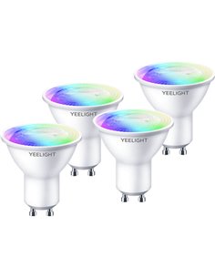 Yeelight YLDP004-A W1 GU10 (colour) smart light bulb 4.5 W Wi-Fi white 4 pieces