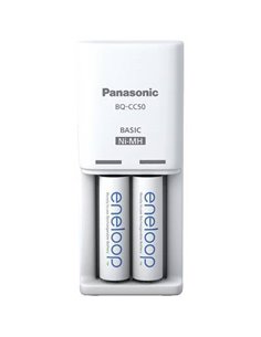 Panasonic Eneloop Compact Charge. BW-CC50 incl. 2xAA K-KJ50MCD20E