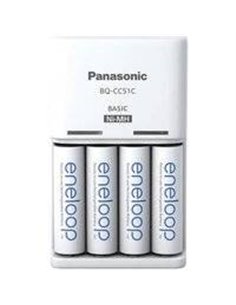 Panasonic Eneloop Basic Charger BQ-CC51 incl. 4xAA K-KJ51MCD40E
