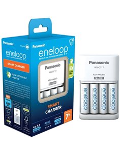 Panasonic Eneloop Smart Charger BQ-CC17 incl. 4xAA K-KJ17MCD40E