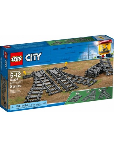 LEGO 60238 City turnouts, construction toys (60238)