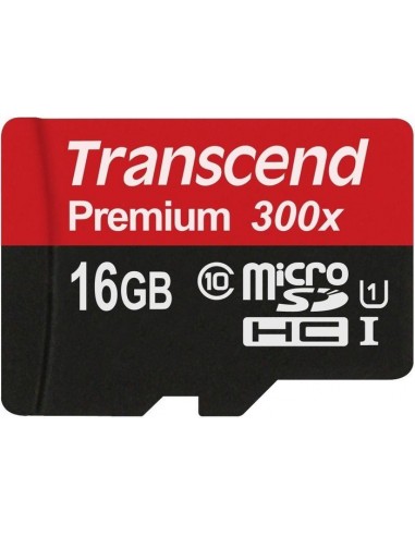 Transcend microSDHC Card UHS-I Pre 16GB memory...