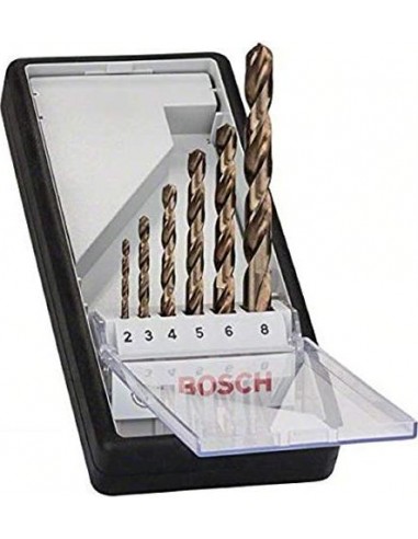Bosch HSS-Co Robust Line metal drill set, 6-piece (2607019924)