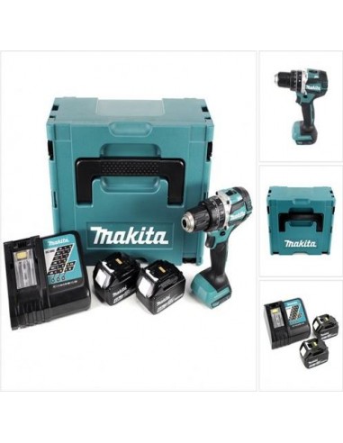 Makita Cordless Hammer DHP484RTJ, 18Volt (DHP484RTJ)