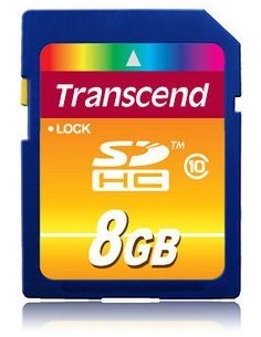 Transcend Secure Digital SDHC Card 8GB Memory Card...