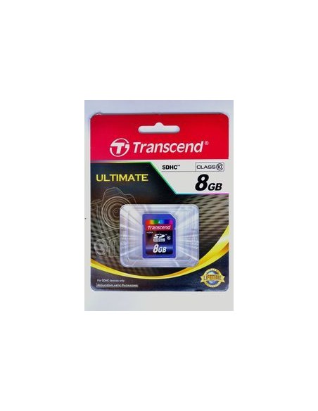 Transcend Secure Digital SDHC Card 8GB Memory Card (TS8GSDHC10)