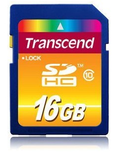 Transcend Secure Digital SDHC Card 16GB Memory Card...