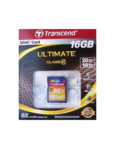 Transcend Secure Digital SDHC Card 16GB Memory...