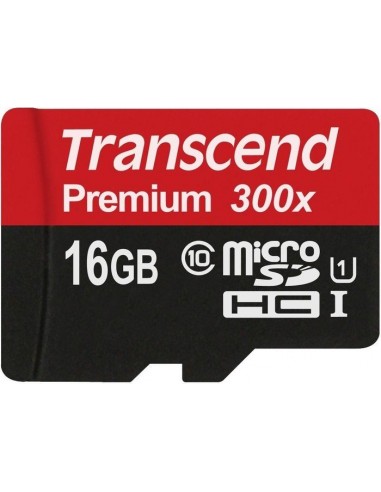 Transcend microSDHC Card UHS-I Pre 16GB memory card (TS16GUSDCU1)