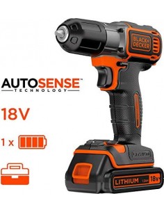 BLACK+DECKER Cordless drill ASD18K, 18Volt (ASD18K-QW)