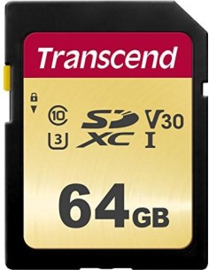 Transcend 500S 64 GB, memory card (TS64GSDC500S)