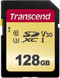 Transcend 500S 128GB SDXC, Memory Card (TS128GSDC500S)