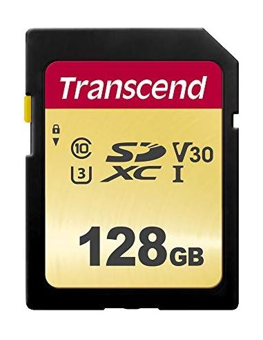 Transcend 500S 128GB SDXC, Memory Card (TS128GSDC500S)