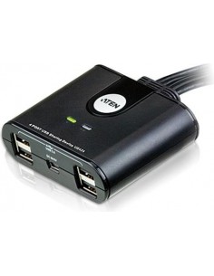 ATEN US424 4-port USB 2.0 Peripheral Switch, USB hub...