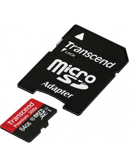 Transcend microSDHC Card 64 GB Premium memory card (TS64GUSDU1)