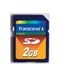 Transcend Secure Digital Card 2 GB memory card (TS2GSDC)