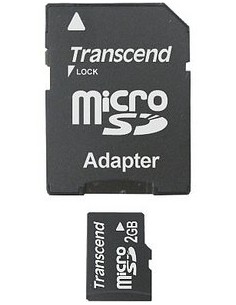 Transcend Micro Secure Digital Card 2GB memory card...